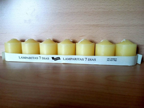 Velas Semanarios, Paquete De 7 Velas C/u, 4.5 Cms X 3.5cms