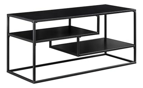 Soporte Estante Flotante Para Tv Hasta 43  Negro.