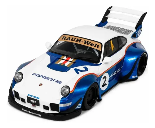 b*n様 RAUH-Welt 911 1/18リバティウォークブラックバード風 Miniatura
