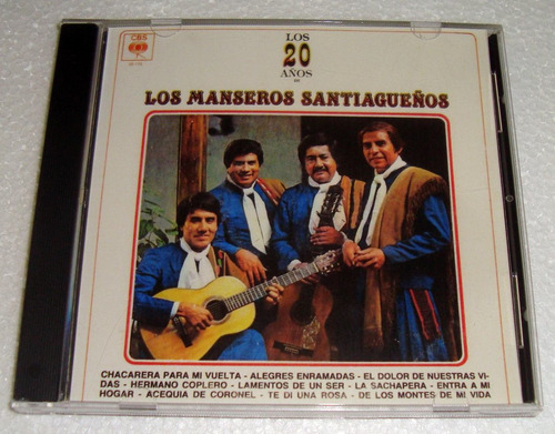 Los Manseros Santiagueños Los 20 Años Cd Bajado De Lp Kktus