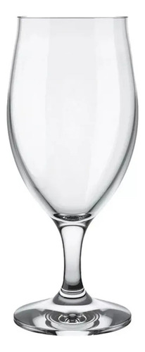 Set 6 Copas Cerveza Windsor + Compotera Snack 390ml D Regalo Transparente
