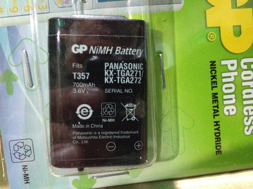 Pila Para Telefono Panasonic Gp T357