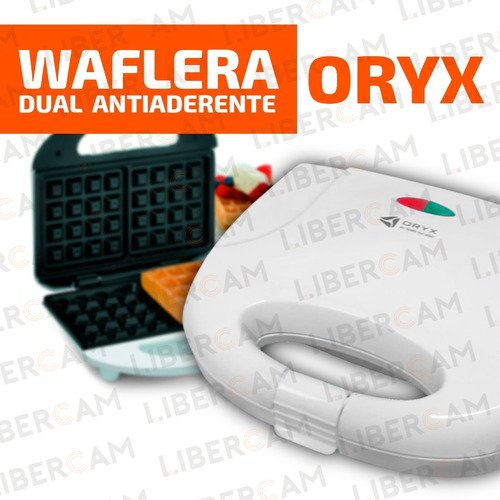 Waflera Electrica Antiadherente Wafles Teflon