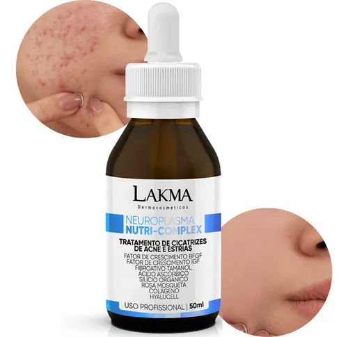 Lakma Neuroplasma Nutri Complex 50ml Cicatriz Acne estrias Tipo d...