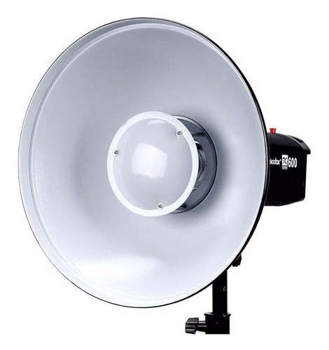 Reflector Beauty Dish Godox Blanco 42cms Con Grid/panal