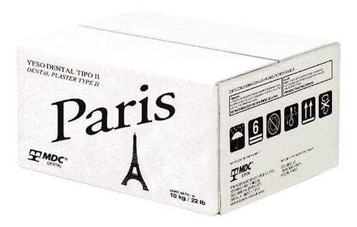 Caja De Yeso Cerámico Para Moldes 10 Kgs Paris Color Blanco Bolsas