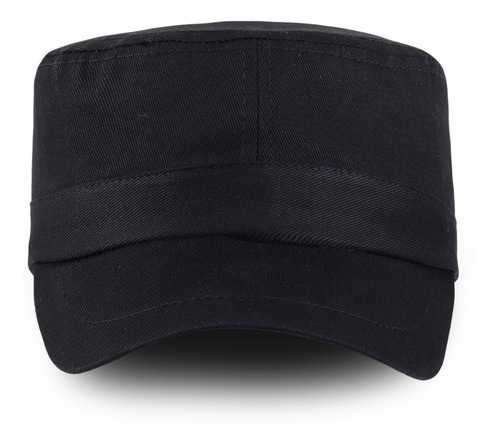 Imagen 2 de 7 de Gorra Che Lisa Abrojo Militar Visera Corta Gabardina Naciona