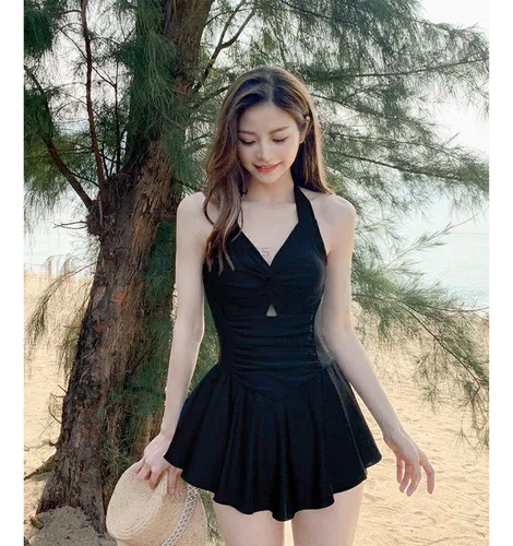 Falda Trajes De BaÃ±o Tipo Short Para Mujeres Traje De Baño Dama