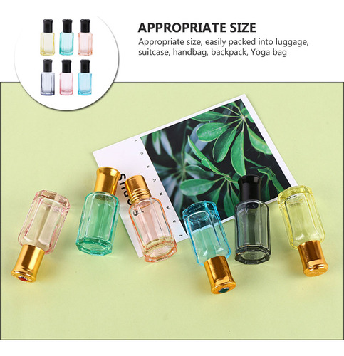 Frasco Enrollable De Vidrio De 6 Ml, 6 Unidades, Aceite Esen