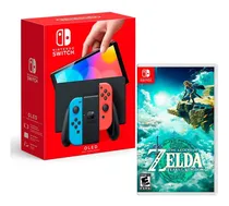 Comprar Consola Switch Modelo Oled Neón + Zelda Tears Of The Kingdom