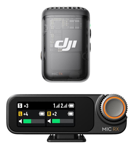 Microfone Dji Mic 2 Sem Fio (1 Tx + 1 Rx) Câmera, Smartphone