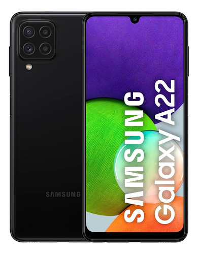 Samsung Galaxy A22 Preto 128gb 4gb Ram Camera Quadrupla 48mp (Recondicionado)