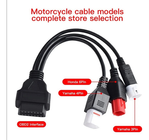 Obd 16-pin A Yamaha 3+4-pin/honda 6-pin Honda