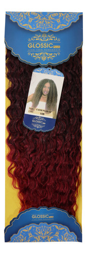 Cortina Pelo Rizado Orgánicas Afro 4,50 Mts Color Rubio Plat