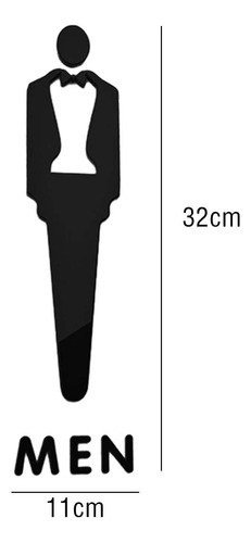 Letrero Para Puerta De Baño, Tablero De Hombre L