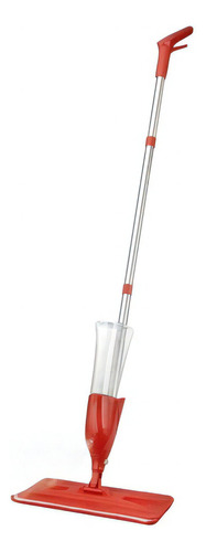 Trapeador mop PAWER FORCE MOPA CON DISPENSADOR SPRAY LIMPIA PISOS con cubeta centrifugador Rojo