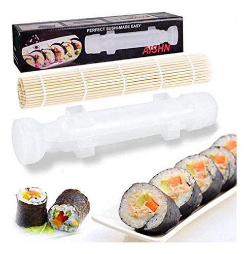 Kit De Rollo De Sushi, Molde De Arroz, Kit De Herr Blanco