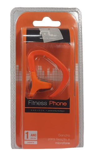 Fone De Ouvido Fitness Phone Multilaser Laranja