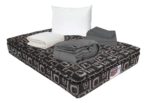 Colchon Queen Size Morgan + Oso + Protector + Sabanas + Edr