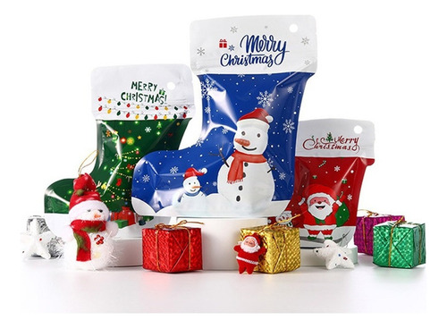25-3 60 Bolsa Regalo Dulces Botas Calcetines Adorno Arbol