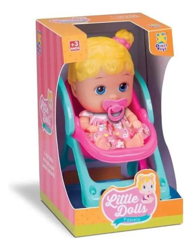 Boneca Little Dolls Passeio Diver Toys  Sortida  8027