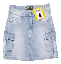 Comprar Jeans Faldas Shorts Cargo Push Up Mujer Tendencia (kylie)