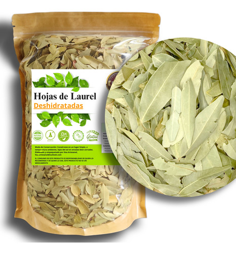 Hojas De Laurel Deshidratadas 1 Kg Calidad Premium