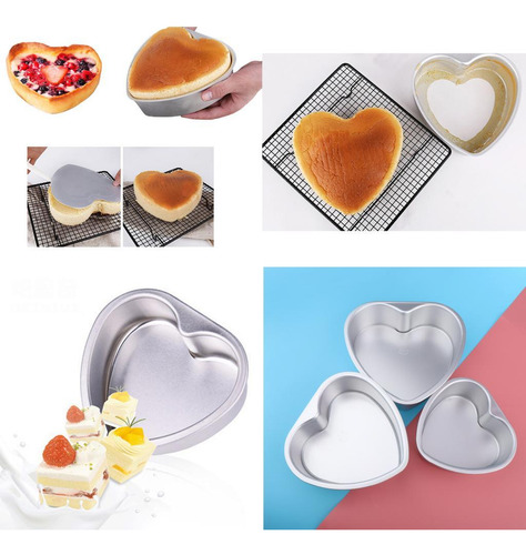 2 Aleación De Aluminio En Forma De Corazón Extraíble