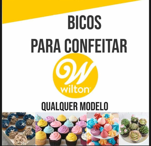 14 Bicos Wilton Qualquer Modelo Original  Profissional