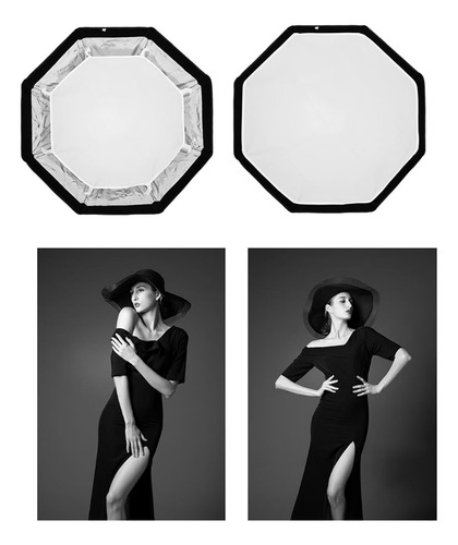 Softbox Octagonal Con Honeycomb Grid Para Fotografía