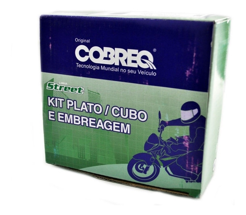 Kit Embreagem Cobreq Cubo Platô Disco Cg Titan 150 04 À 08