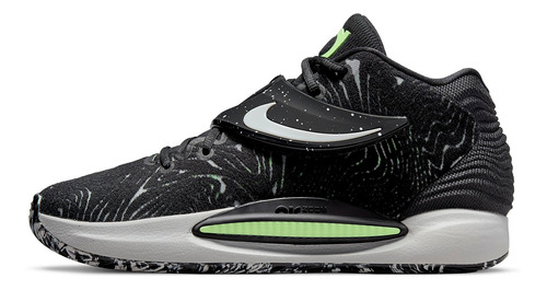 Zapatillas Nike Kd 14 Black Lime Glow Urbano Cw3935-005   