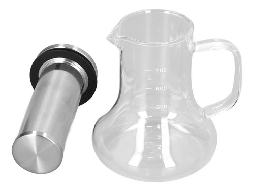 Cafetera Portátil De Vidrio Borosilicato De 700 Ml Para Cerv
