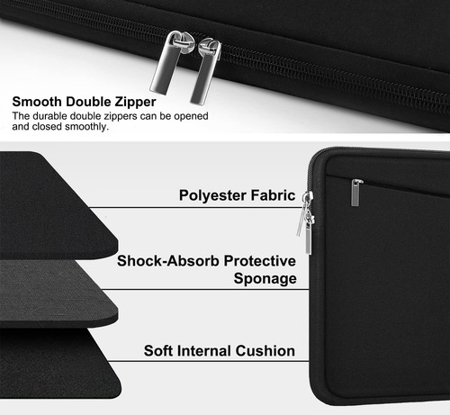 Funda Areylo Para Laptop De 15.6 PuLG Color Negro