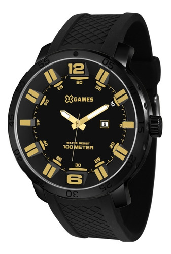 Relógio X-games Masculino Original Xmnp1001 P2px Preto C/nfe