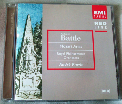 Kathleen Battle Mozart Arias Andre Previn  Cd (ee)