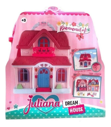 Juliana Dream House Casa Muñecas Con Accesorios Cod Jul051