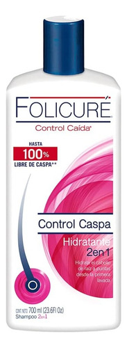  Folicuré Shampoo Hidratante 2en1 Control Caspa 700 Ml