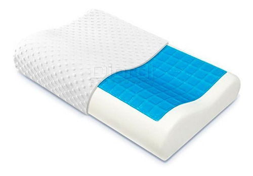 Almohada Cervical Textura Gel Frío Ortopédico Pillow