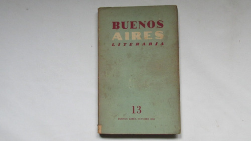 Revista Buenos Aires Literaria Nº 13