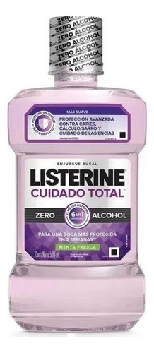 Listerine enjuague bucal Cuidado total suave 250mL