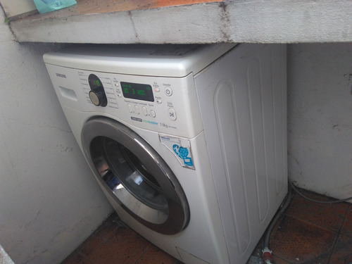 Lavarropas Samsung Wf1702wec 1200rpm 7kg A Reparar No Envio! Blanco (Usado)