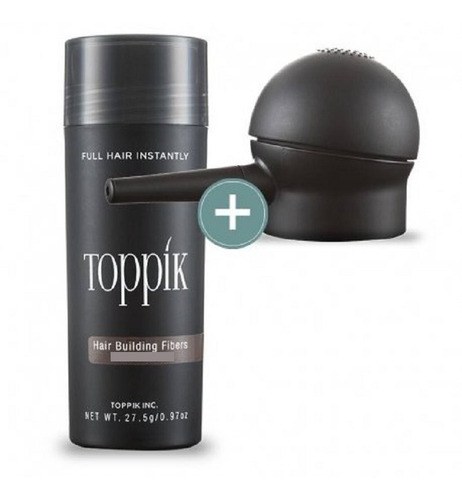Imagen 1 de 9 de Pack Toppik Microfibras De Queratina + Aplicador Difusor