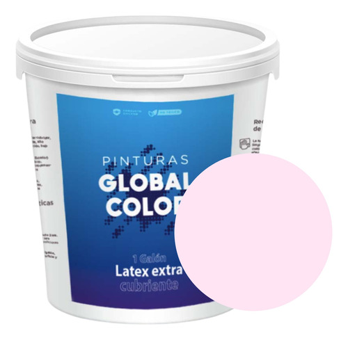 Latex Extra Cubriente, Global Color, Galón, Rosado