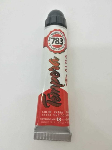 Tempera Profesional Alba 18ml Grupo 1 Color 783 ROJO BERMELLON