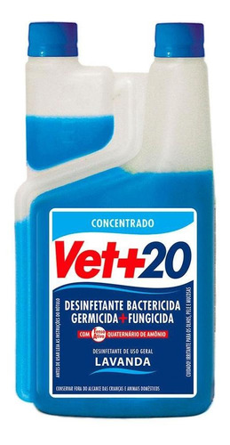 Vet + 20 desinfetante concentrado lavanda 1L