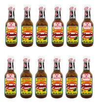 Comprar 12 Salsas De Chile Habanero Kutbil Ik El Yucateco 120ml