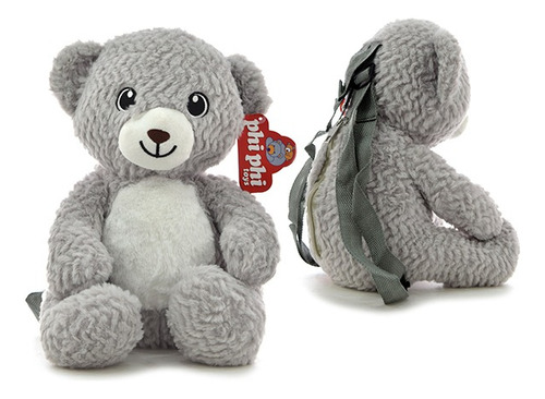 Mochila Peluche Oso Infantil 30cm - Phi Phi Toys