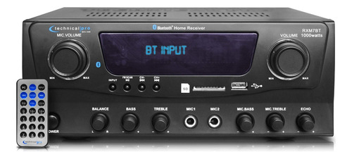 Technical Pro 1000 Vatio Bluetooth Profesional Entrada Usb 2
