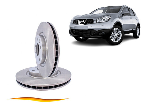 Disco Freno Del Nissan Qashqai 1.6 Hr16de J10e 2011 2014 Par